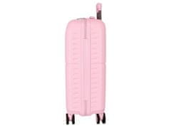 Jada Toys PEPE JEANS Highlight Light Pink, ABS Potovalni kovček, 55x40x20cm, 37L, 768912C (majhen)