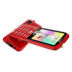 Evolveo Easyphone XO telefon na tipke, rdeč