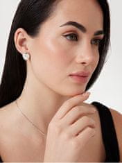 Guess Uhani srčki iz jekla Guess Amore JUBE05058JWRHT/U