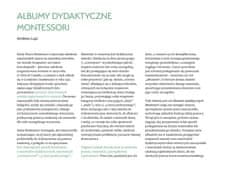 shumee Montessori učni album za učitelje - Naloge za razvoj fine motorike