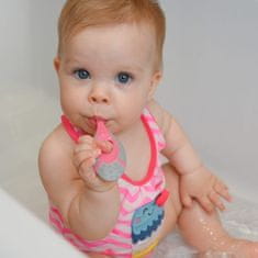 shumee Zobna ščetka 0-2 leti roza, Peekaboo