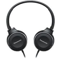 Panasonic RP-HF100ME-K, žične slušalke, čez glavo, zložljive, 3,5-milimetrski priključek, mikrofon, 1,2-metrski kabel, črne barve