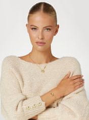 Guess Oh My G pozlačena kristalna ogrlica JUBN04518JWYGT/U