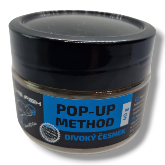 KS Fish Boilie Pop-up metoda 40g 10mm Divji česen