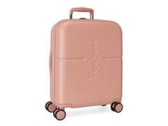 Joummabags PEPE JEANS Highlight Rosa Claro, ABS Cestovný kufor, 55x40x20cm, 37L, 7689124 (small)