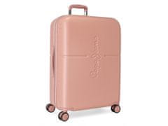 Joummabags PEPE JEANS Highlight Rosa Claro, Potovalni kovček, 70x48x28cm, 79L, 7689224 (srednja doba trajanja)