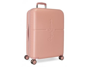 Joummabags PEPE JEANS Highlight Rosa Claro, Potovalni kovček, 70x48x28cm, 79L, 7689224 (srednja doba trajanja)
