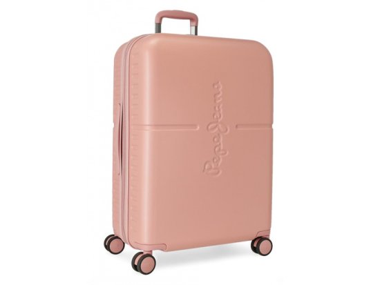Jada Toys PEPE JEANS Highlight Rosa Claro, Potovalni kovček, 70x48x28cm, 79L, 7689224 (srednja doba trajanja)