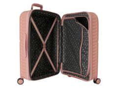 Joummabags PEPE JEANS Highlight Rosa Claro, Potovalni kovček, 70x48x28cm, 79L, 7689224 (srednja doba trajanja)