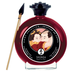 Shunga Šampanjec in jagoda - barva za telo