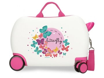 Joummabags MOVOM Potovalni kovček na kolesih za otroke Butterfly, 25L, 3721061