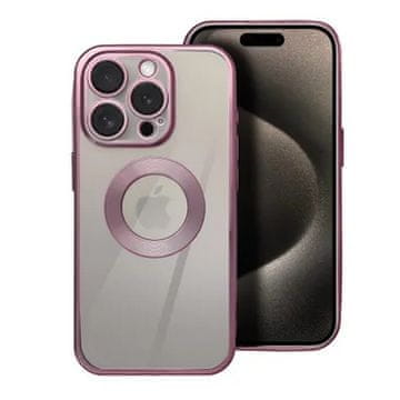 Mobystyle Ovitek Glam MagSafe za iPhone 16 Pro – roza