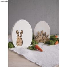 Rayher.	 Leseni zajčki in dodatki 4-8,8 cm 8 kos