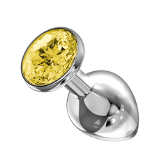 Lola Games Analni čepek Diamond Sparkle Small Yellow - rumen - Yellow