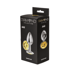 Lola Games Analni čepek Diamond Sparkle Small Yellow - rumen - Yellow