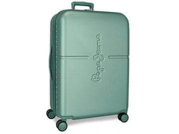 Jada Toys PEPE JEANS Highlight Verde, Cestovný kufor, 70x48x28cm, 79L, 768922B (medium exp.)