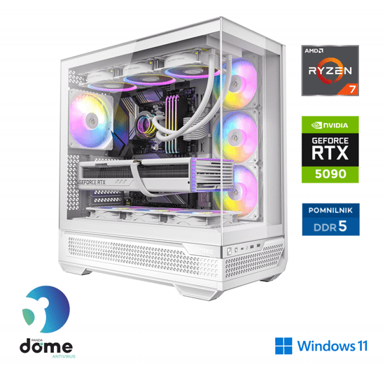 Anni Gamer Elite namizni računalnik, R7-7800X3D, 64GB, SSD2TB, RTX5090, W11H