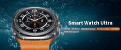 MI SPORT WATCH ULTRA AMOLED | Unisex | Kompas | SOS | 100 + športnih načinov | ČRNA pametna ura