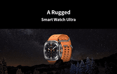 MI SPORT WATCH ULTRA AMOLED | Unisex | Kompas | SOS | 100 + športnih načinov | ČRNA pametna ura