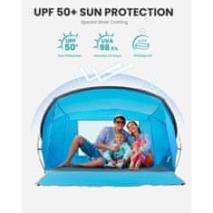 Outdoor master Prenosni Pop Up Plažni Šotor, moder