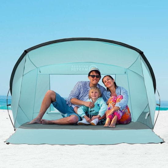 Outdoor master Prenosni Pop Up Plažni Šotor, Zelen