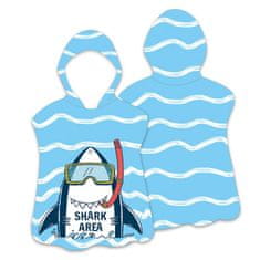 CoZy Otroška pončo brisača - Morski pes