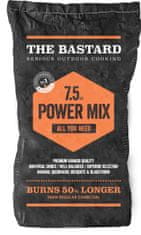 The Bastard Power Mix 7,5 kg – 100 % naravno oglje iz štirih vrst trdega lesa