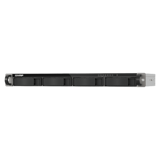 Qnap NAS strežnik za 4 diske, 1U rack, 4GB ram, 2,5Gb mreža