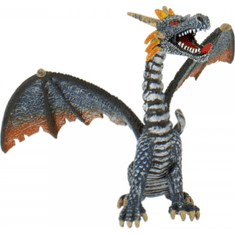 Bullyland Srebrna figurica za torto zmaja 11x9cm