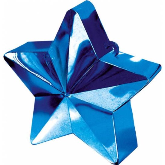 Amscan Teža za balon star blue -