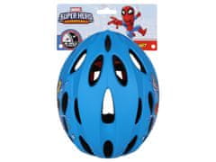 MARVEL COMICS  MARVEL Spider-Man Modra otroška kolesarska čelada IN-MOLD, deška, nastavljiva 52-56 cm