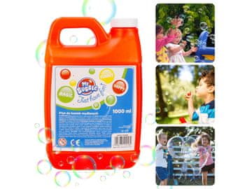 sarcia.eu Tekočina za milne mehurčke, milni mehurčki, VELIKA ZMOGLJIVOST 1L REZERVA mehurček MY BUBBLE