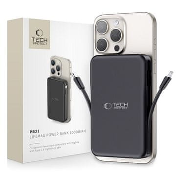 Tech-protect Power Bank PB31 LifeMag 10.000 mAh z MagSafe, PD 3.0