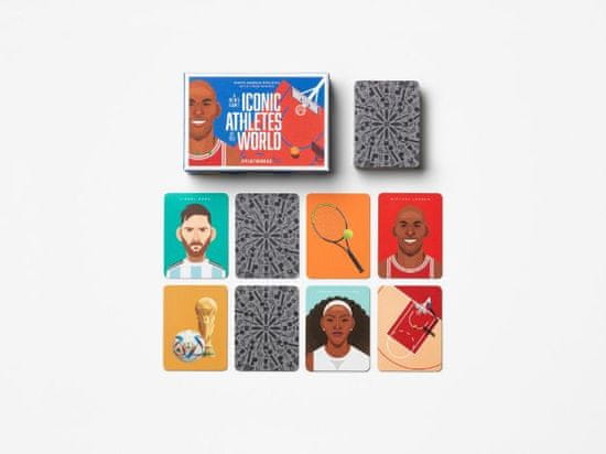 Printworks IGRE MEMO GAME - ICONIC ATHLETES PRINTWORKS