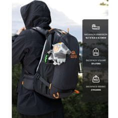 Outdoor master 35L Športni nahrbtnik, črn