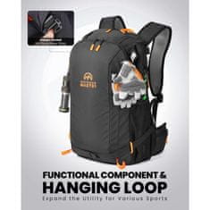 Outdoor master 35L Športni nahrbtnik, črn