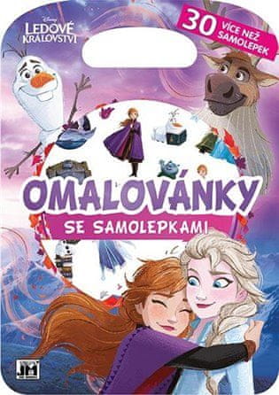 Jiri Models Barvanje z nalepkami - Ledeno kraljestvo
