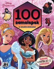 Jiri Models 100 nalepk z barvnimi stranmi - Disneyjeve princese