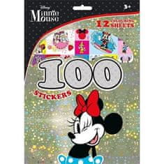 Jiri Models 100 nalepk z barvnimi stranmi - Minnie