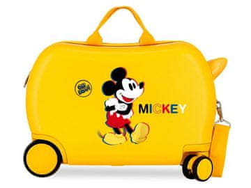 Jada Toys Otroški potovalni kovček na kolesih / otroški voziček MICKEY MOUSE 3D Ochre, 2921022