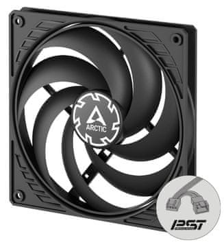 Arctic P14 Slim PWM PST - 140 mm ventilator za ohišje z optimizacijo tlaka | Slim profil | PWM krmiljenje hitrosti
