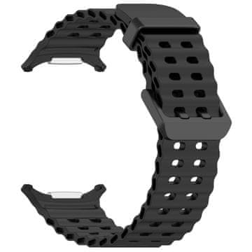 BStrap Silicone pašček za Samsung Galaxy Watch Ultra 47mm, black