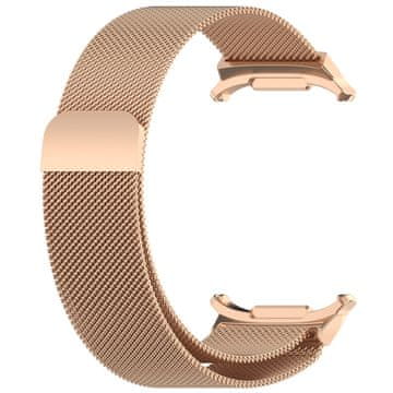 BStrap Milanese Loop pašček za Samsung Galaxy Watch Ultra 47mm, rose gold