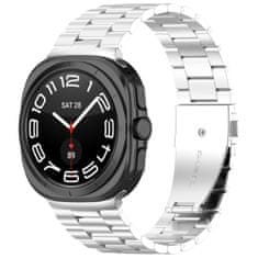 BStrap Stainless Steel pašček za Samsung Galaxy Watch Ultra 47mm, silver