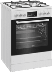 Beko plinski štedilnik FBM62330GWDTN, 60cm