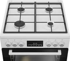 Beko plinski štedilnik FBM62330GWDTN, 60cm