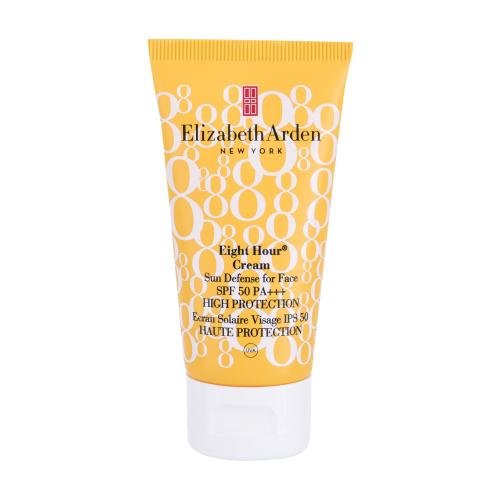 Elizabeth Arden Eight Hour Cream Sun Defense SPF50 zaščita pred soncem za obraz z vlažilnim učinkom 50 ml za ženske