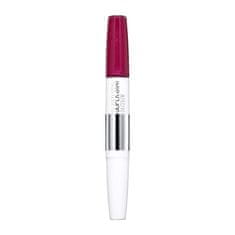 Maybelline Super Stay 24h Color tekoča šminka in balzam za ustnice 2v1 5.4 g Odtenek 195 reliable raspberry