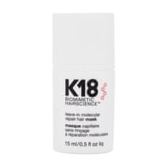 K18 Molecular Repair Leave-In Hair Mask maska brez izpiranja za poškodovane lase 15 ml za ženske