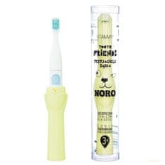 Vitammy TOOTH PRIJATELJI otroška zvočna zobna ščetka, rumena-NORO, od 3. leta dalje